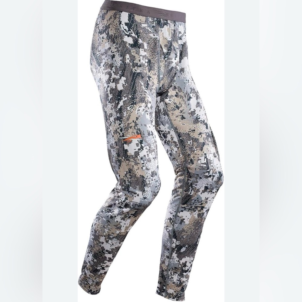 Sitka mens hunting Camouflage core baselayer  Leggings size XXX-large NWT